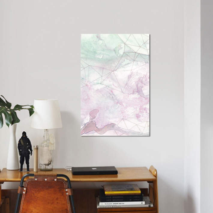 «Centauri I» par Renée Stramel, reproduction sur toile tendue sur châssis, H 18 po x l 12 po x P 1,5 po, Pas de tapis