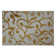 Tapis beige en polypropylène à motif floral Kaelan