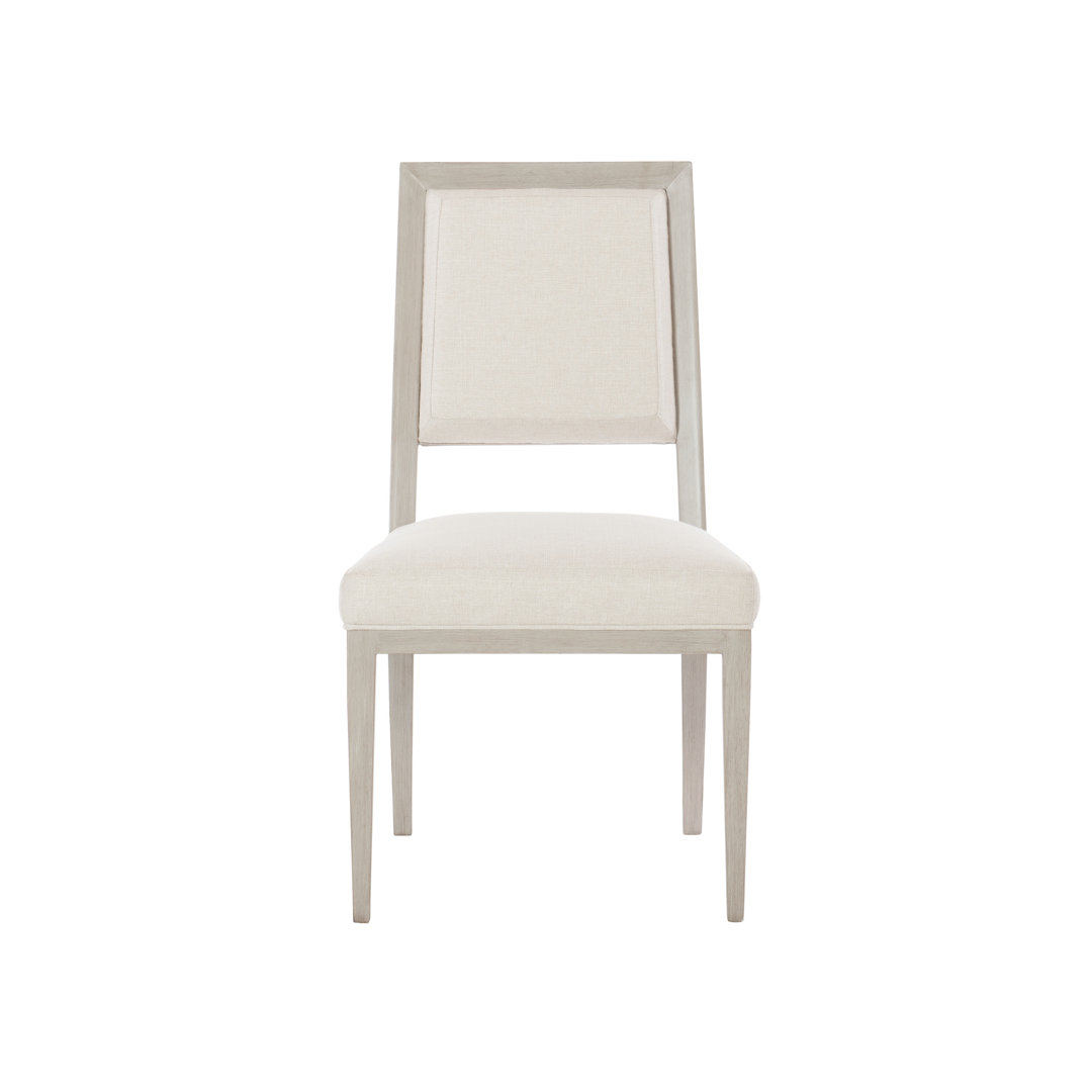 Axiom Upholstered Side Chair in Ivory Bernhardt