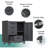 29.5” Wide Wheeled Removable Garage Storage Cabinet with Four Drawers for Partitioned Storage - Adjustable Shelf and Easy Movement