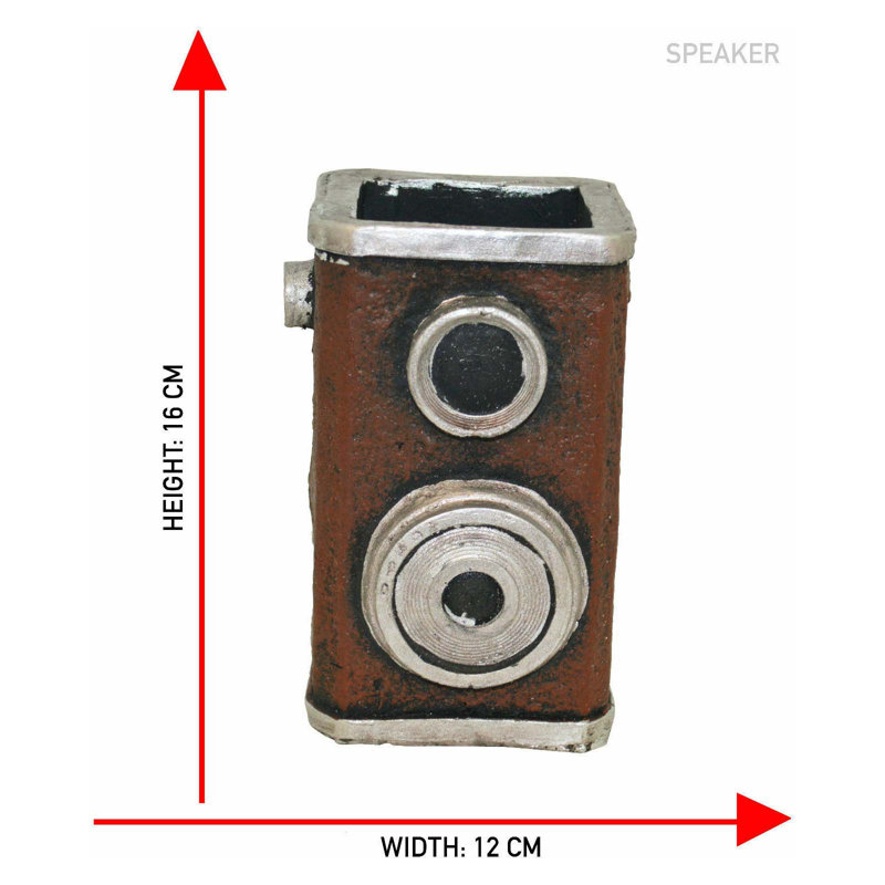 Leite Resin Speaker Flower Plant Pot