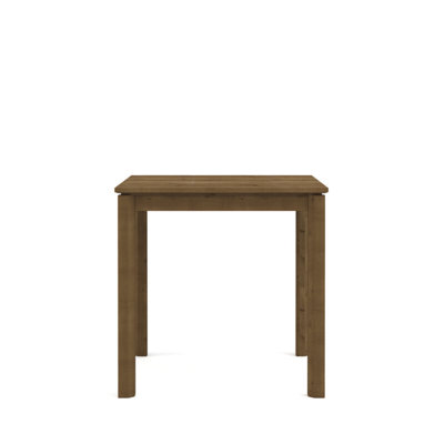 Rustic Oak Square Counter-Height Dining Table