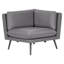 Cimarr 243cm Wide L-Shaped Metal Patio Sectional with Cushions-1084777412-1084777415