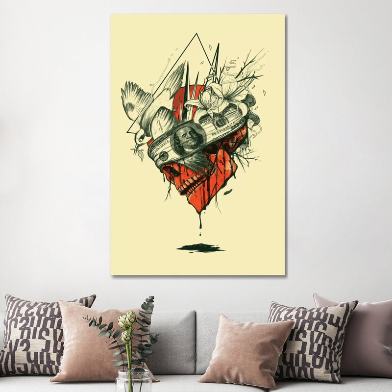 Blind by Nicebleed - Print on Canvas, 152.4cm H x 101.6cm W x 3.81cm D, Wrapped Canvas