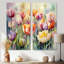 Mallette - décoration murale tulipe florale-114717295-114717297-114717298