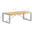 Nicole Coffee Table 120x60x40 cm Solid Wood-180977408