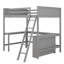 Lit mezzanine double Homerton pour enfants-2060120687