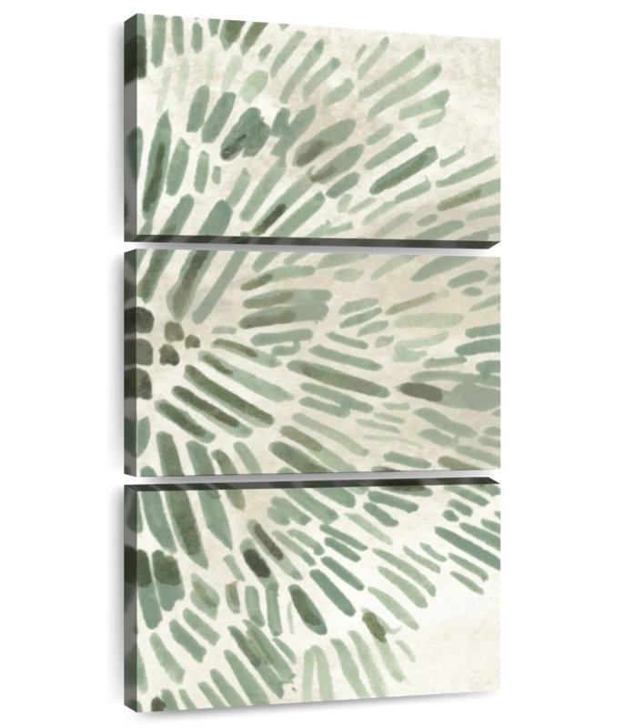 Green Flowerhead II, 32" H x 15" W