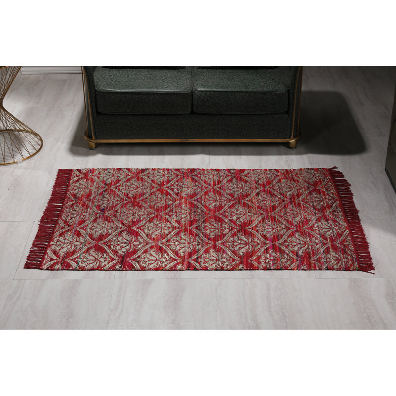 Lockett Floral Indoor Rug, Rectangle 3' x 5'