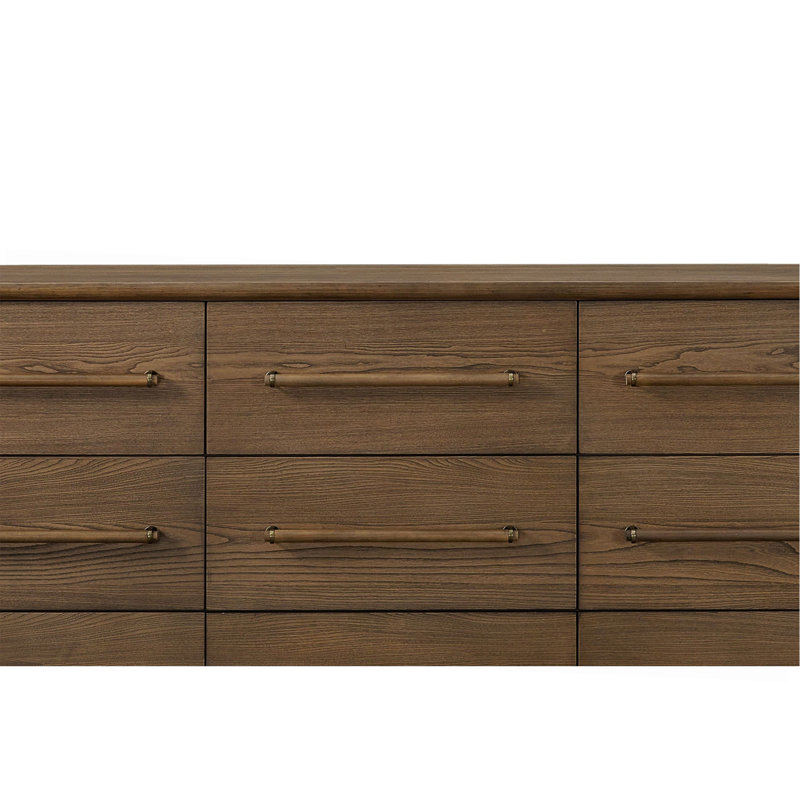 Commode 9 tiroirs - Brun