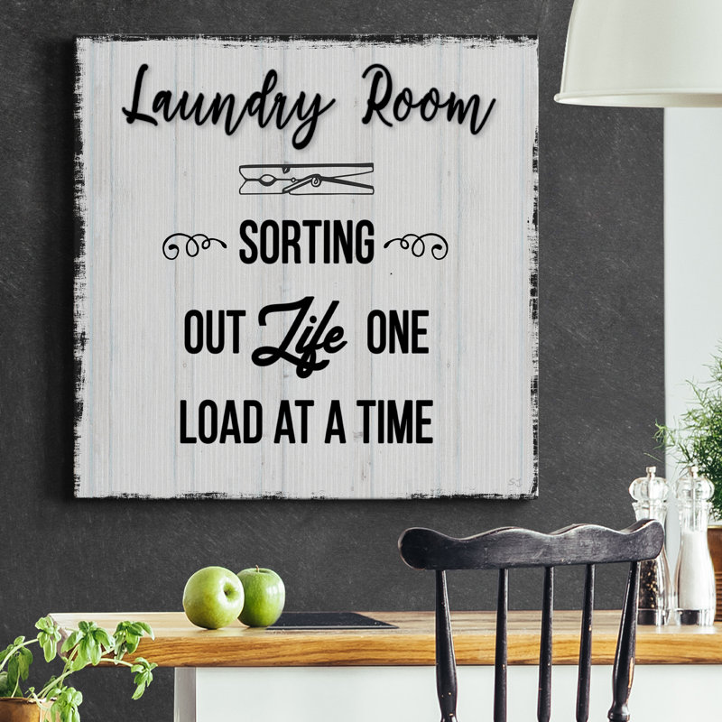 Sorting Out Life - Toile tendue avec châssis de qualité supérieure - prête à être accrochée, H 32 po x l 32 po x P 1 po