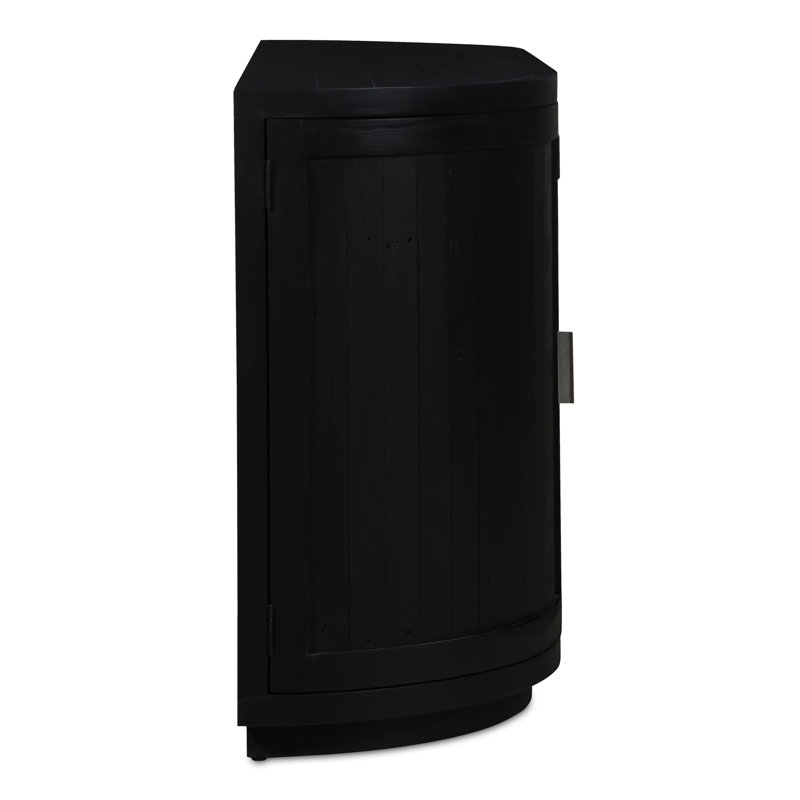 Nicola 71'' W Solid Wood Sideboard, Black