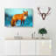 The Red Fox - Wrapped Canvas-56638492