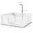 Spacious Whelping Box Pet Dog Crate Container