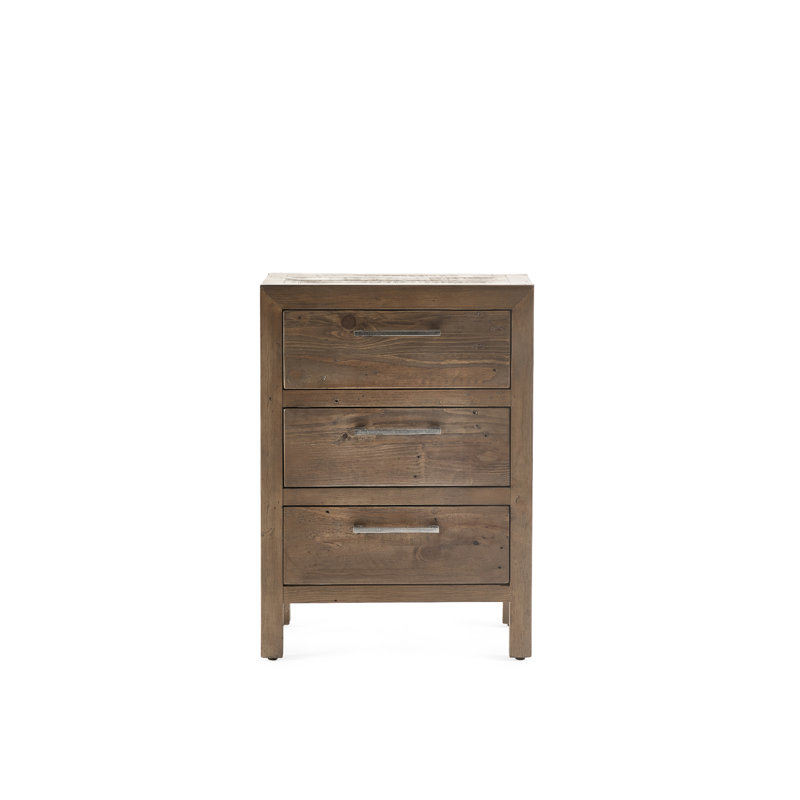 Electra 48cm W Solid Wood Bedside Table