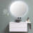 Agace Aluminium Circle Mirror-1126358267