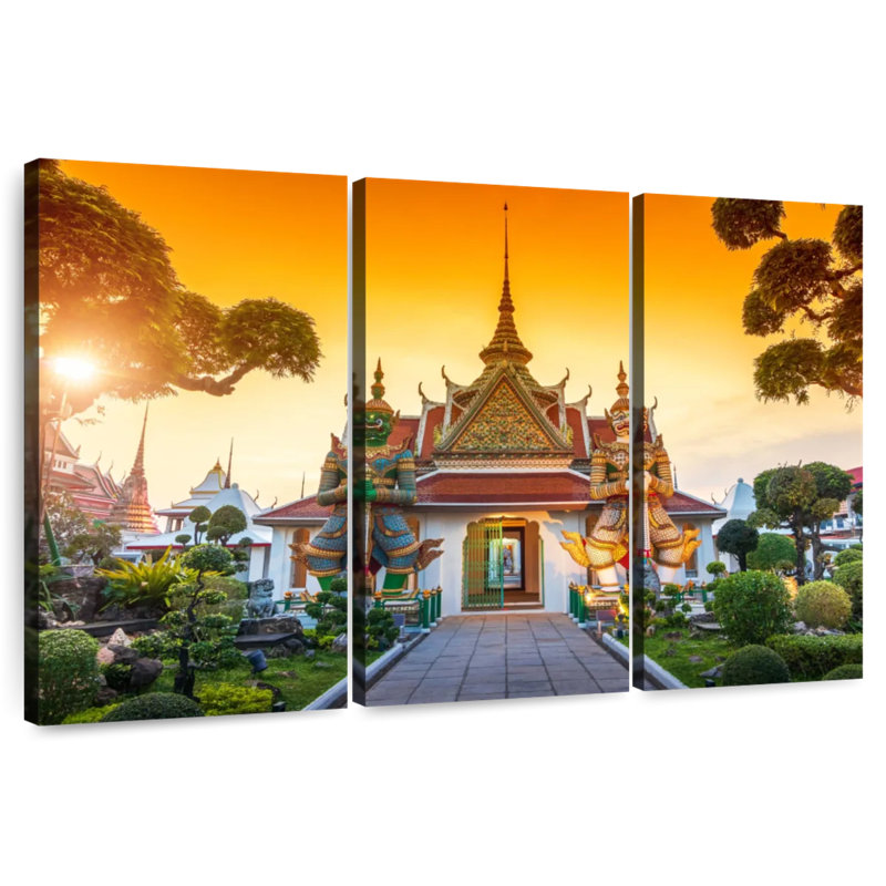 Adella Wat Arun Gate, 42" H x 65" W