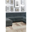 Ensemble de canapé modulaire en chenille gris modulaire 7 pièces Living