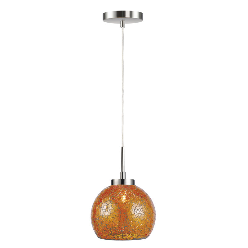 Keiser 1 - Light Single Pendant, Gray Drum, Satin Nickel