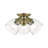Gunnbjorn 3-Light 14.25" Semi Flush Mount-1569599188