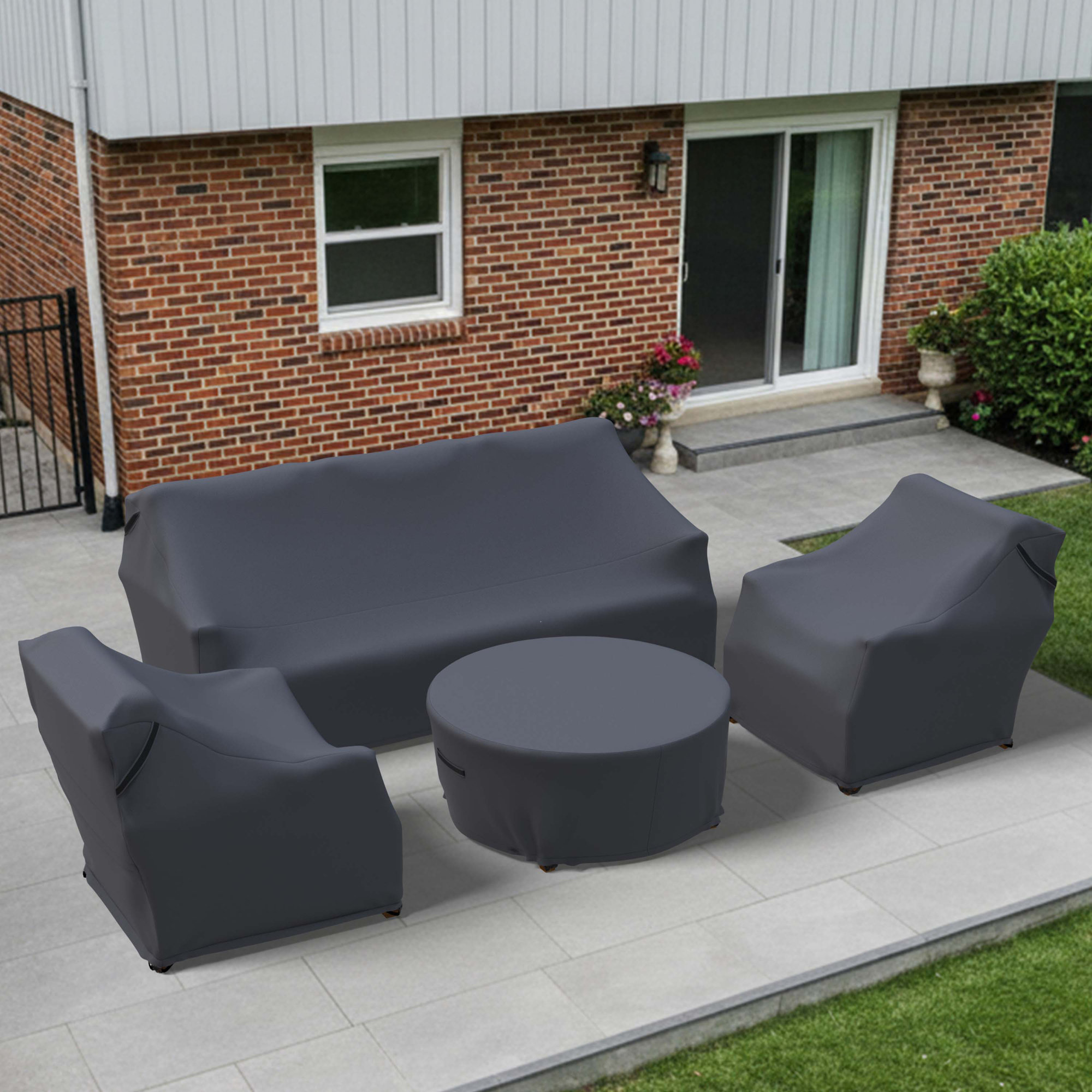 Arizona Teak Outdoor Conversation Sets Group Seating Patio Furniture Covers