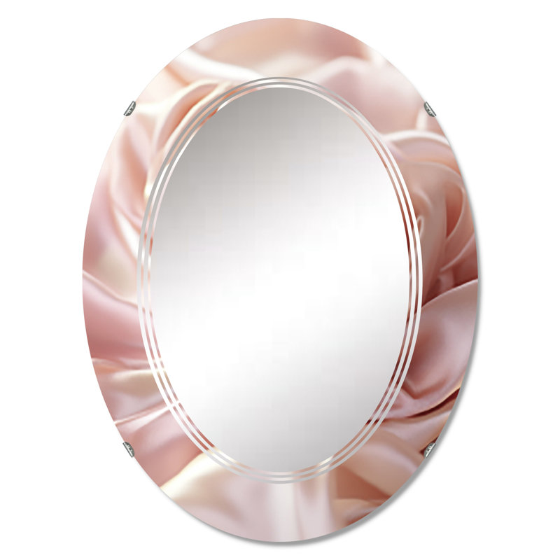 Doully - Miroir mural moderne ovale, 36 po x 24 po