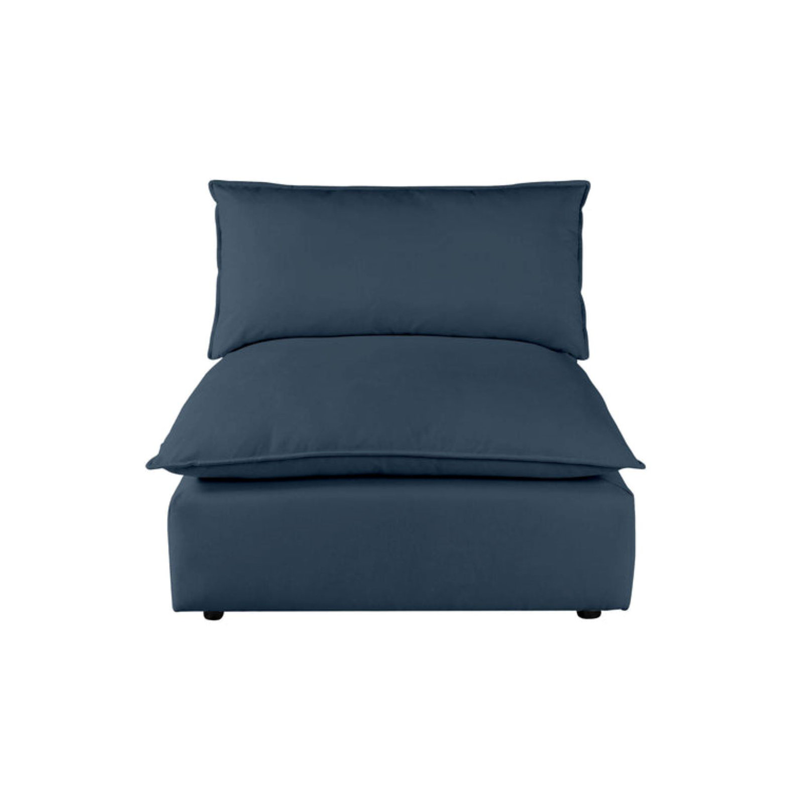 Ellaria Armless Chair, Navy Livesmart®