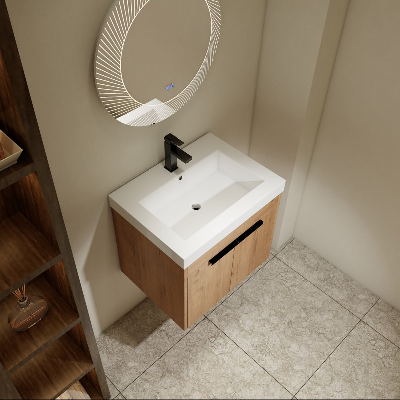 Meuble-lavabo 24 po avec lavabo en résine