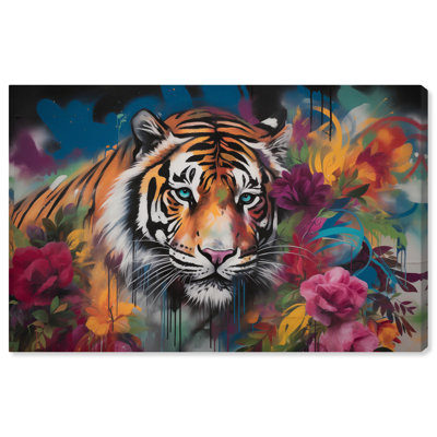 «Jungle of Colors I», art urbain glam par Art Remedy