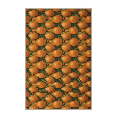  Tapis lavable fruits Clémentine