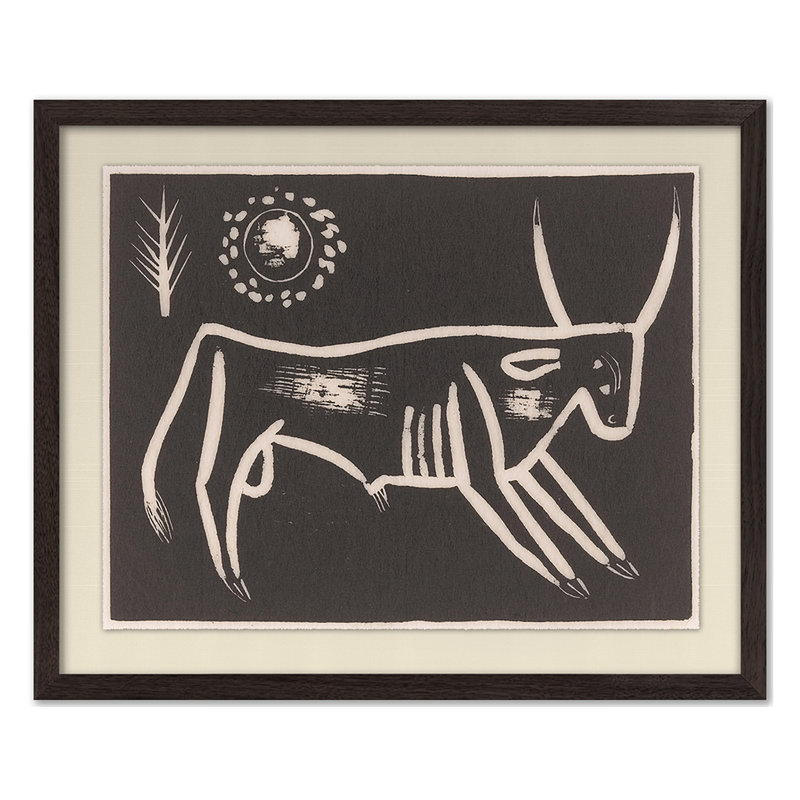 Bull Print by Grand Archives, 18" H x 22" W