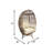 Rio Vista Swivel Egg Chair with Cushions