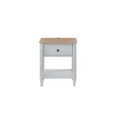 Small Teen Nightstand - Cement and Sand