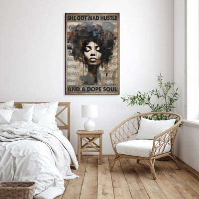 Music She Got Mad Hustle On Canvas Print