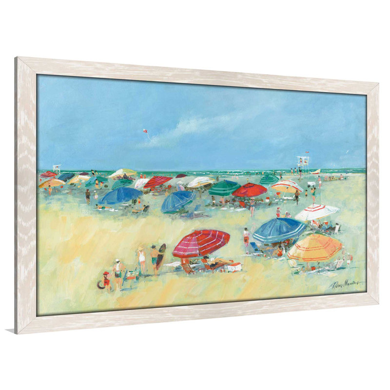«The Shore I» par Ruane Manning - reproduction de cadre photo, H 21,5 po x l 27,5 po x P 0,75 po
