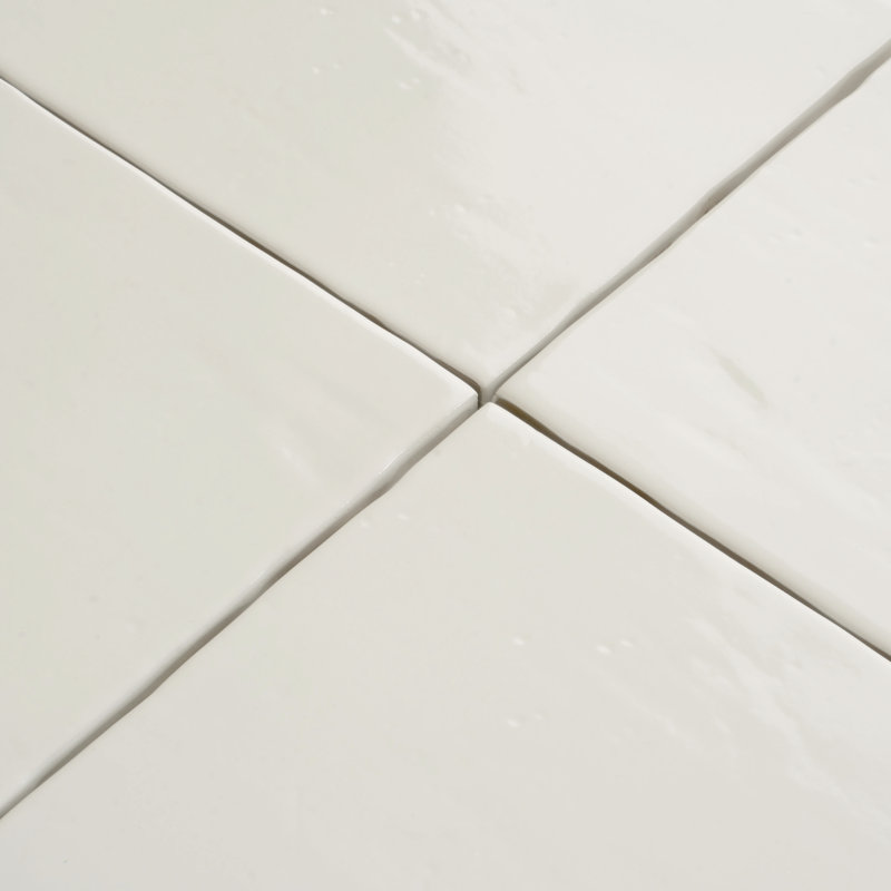 Terralis 6 x 6 po Carreau de mur et de plancher carré en porcelaine brillante (paquet de 4,65 pieds carrés) - paquet de 19