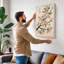 Flowering Branch in Spring Botanical - Wrapped Canvas-1461986497-1461986503
