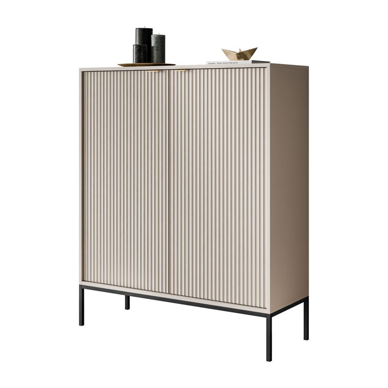 104cm Sideboard, Cashmire/Black