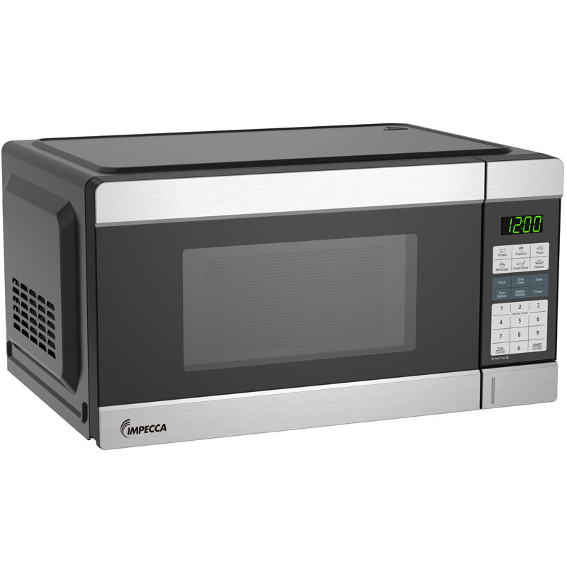 Impecca 1.1 Cu. Ft. Countertop Microwave Oven 1000W, White