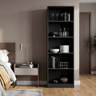 Paridhi 182cm H Solid Wood Bookcase