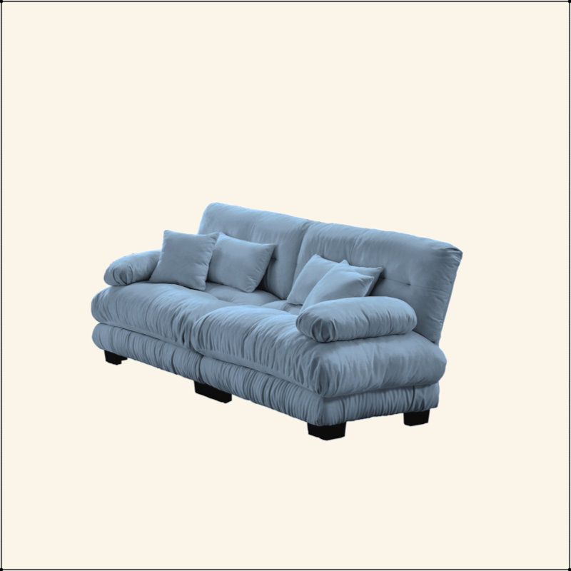 Canapé 2 places Cloud Couch, Bleu