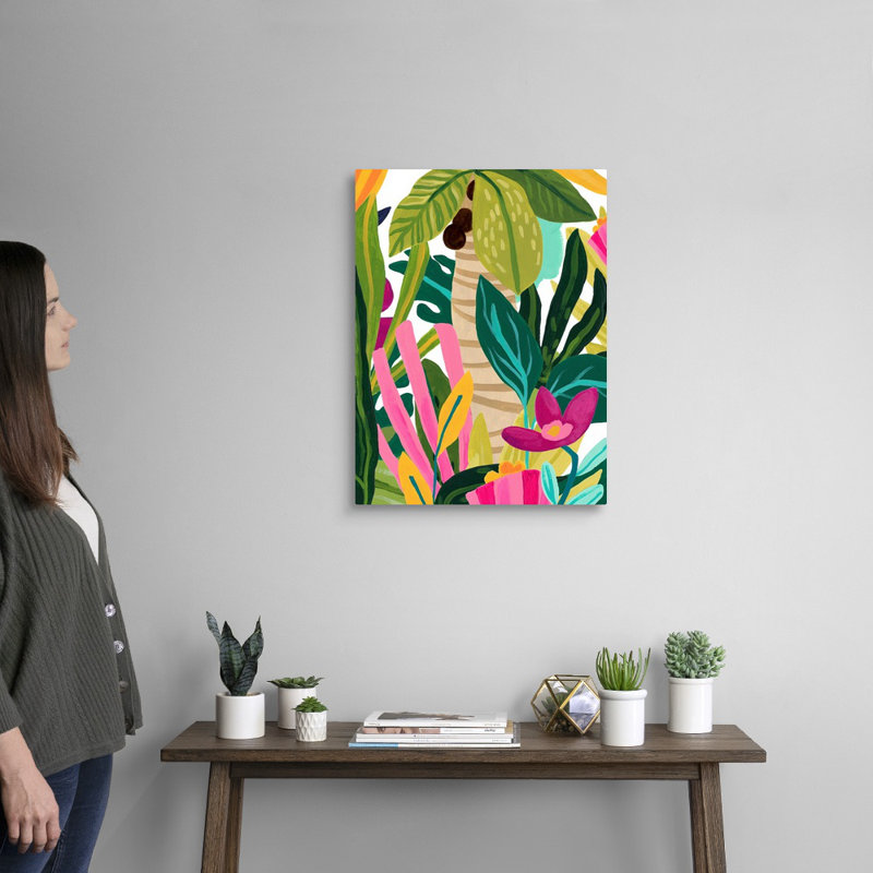 «Island Thicket IV», art mural sur toile, Toile tendue, H 24 po x l 18 po x P 1,25 po