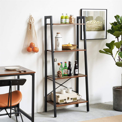 Natoya 148.5cm H x 60cm W Steel Etagere Bookcase