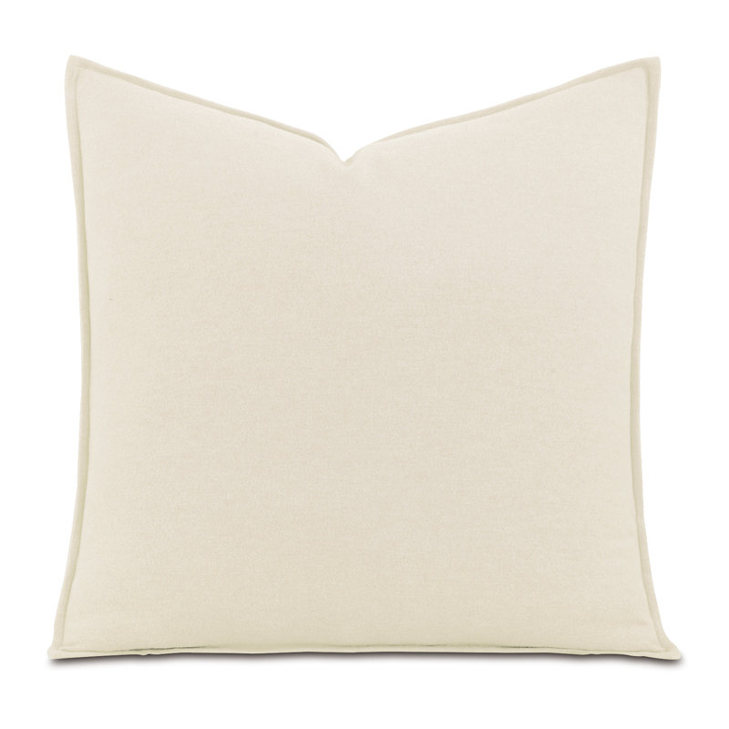 Taie décorative 100% coton Brera, Européen, Ivoire