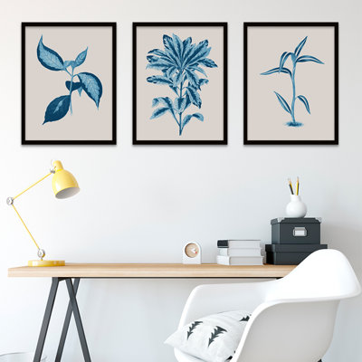 Botanics Leaves Ferns - 3 Piece Print Set