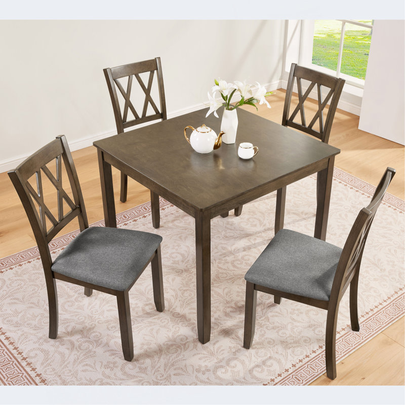 Ensemble de table de salle à manger 5 pièces Elegant Elegant