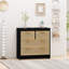 Commode 4 tiroirs en rotin-196954275