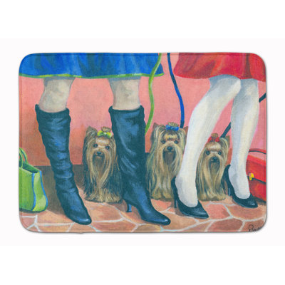 Tapis pour salle de bain Yorkie Terrier