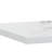 43 in. White Quartz Top with Single White Ceramic Rectangular Right Sink