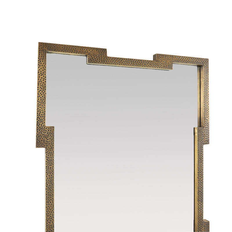 Creedence Rectangle Brass Mirror